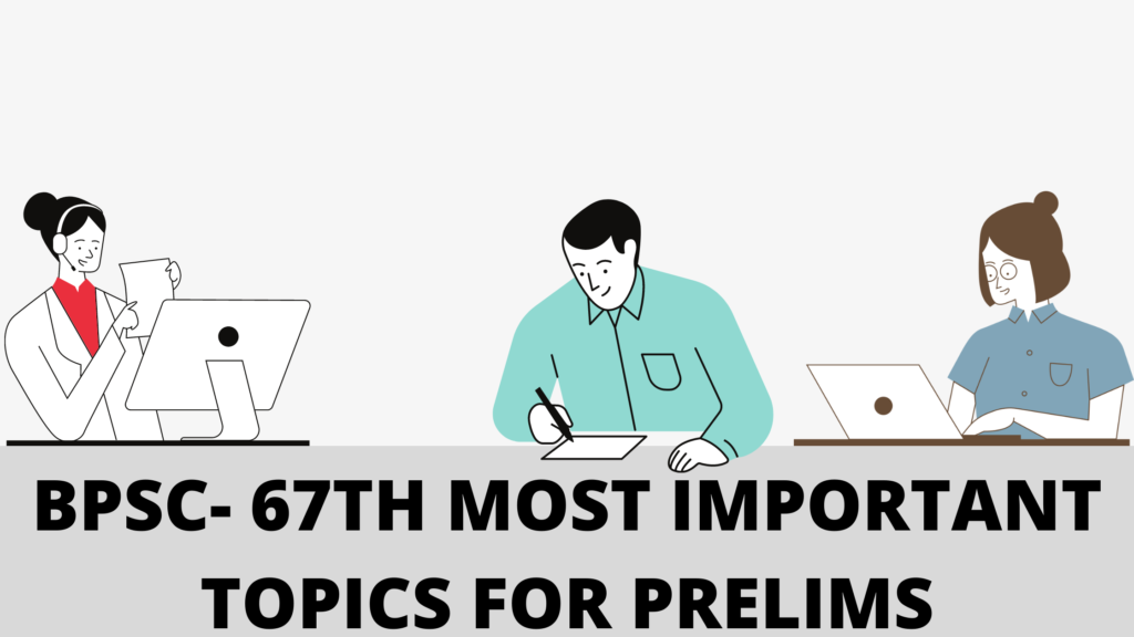 BPSC 67TH Prelims Most Important Topic List-2021